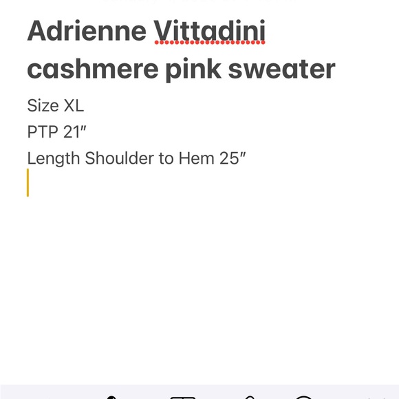 Women's Cashmere Adrienne Vittadini 100% Crewneck Sweater Blush Pink Size XL - Picture 6 of 6